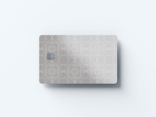 Watercolor ornament pattern design | credit card sticker | small chip | credit card skin for nursery and home wall decor.
