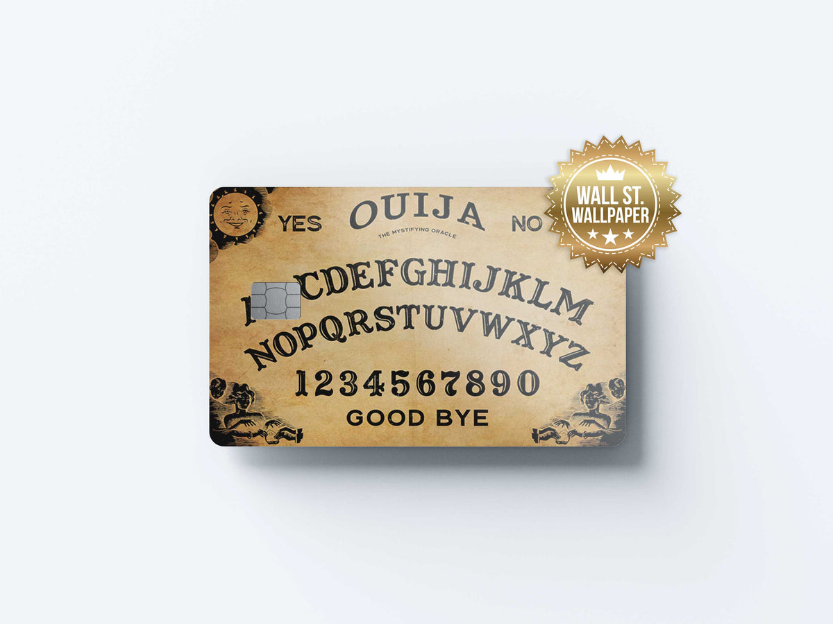 Ouija Board - Premium Vinyl Credit Card Skin Cover by Wonderwallsboutique