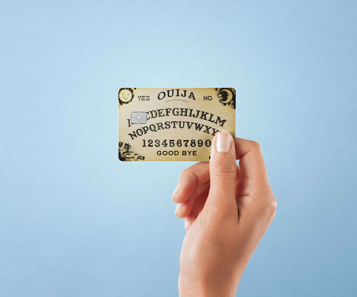 Ouija Board - Premium Vinyl Credit Card Skin Cover by Wonderwallsboutique