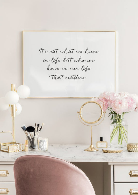 Watercolor it's not what we have poster for nursery and home wall decor.
