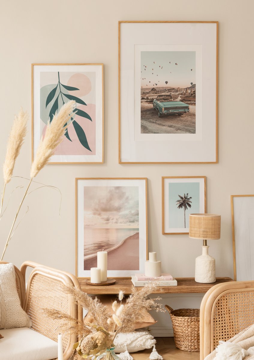 Watercolor graphic branch no1 poster for nursery and home wall decor.