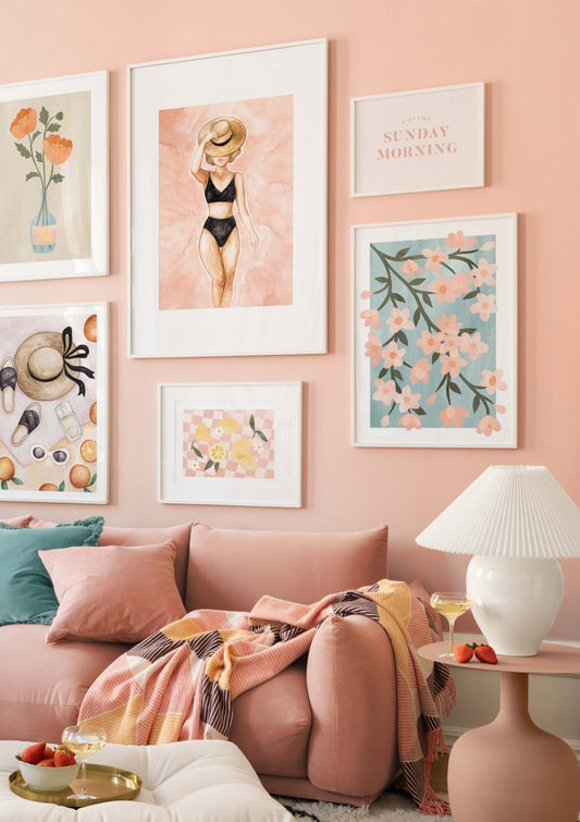 Watercolor Beach Poster