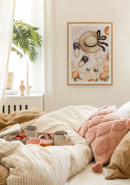 Watercolor Beach Style No2 Poster