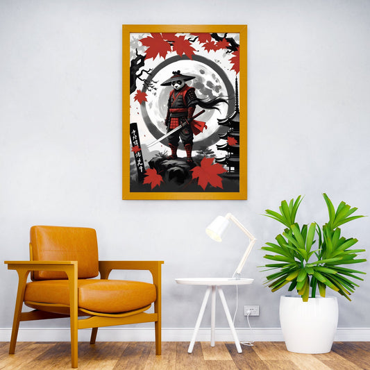 panda samurai japan Asian Style Poster | Wall  Art for Home & Office | High-Quality Print