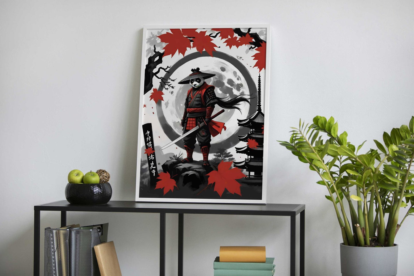 panda samurai japan Asian Style Poster | Wall  Art for Home & Office | High-Quality Print