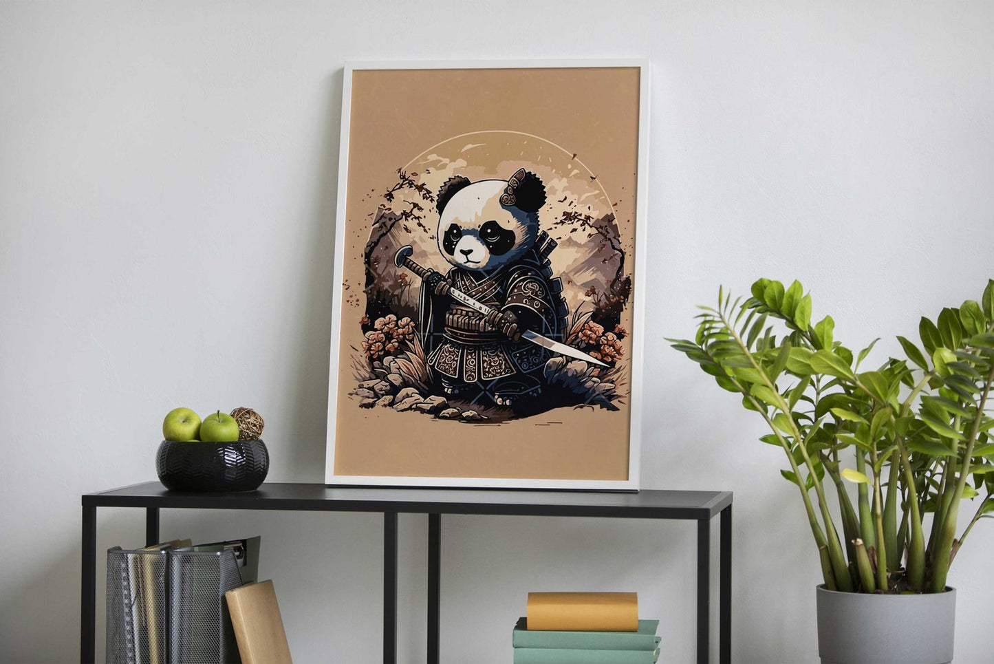 panda samurai Asian Style Poster | Wall Art for  Home & Office | High-Quality Print