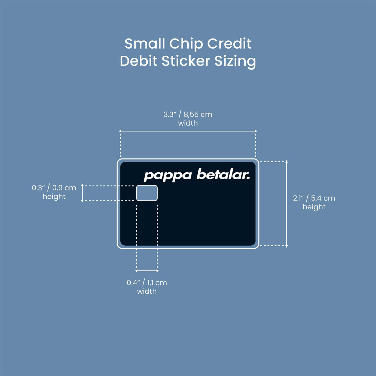 Pappa Betalar Holo - Premium Vinyl Credit Card Skin Cover by Wonderwallsboutique