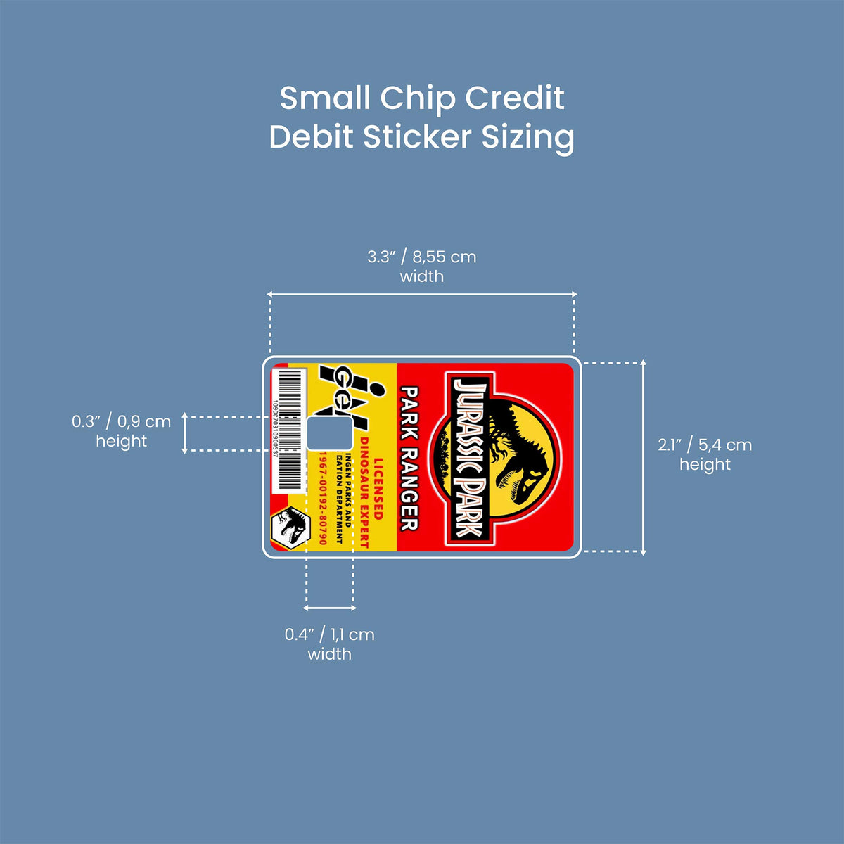 Park Ranger - Premium Vinyl Credit Card Skin Cover by Wonderwallsboutique