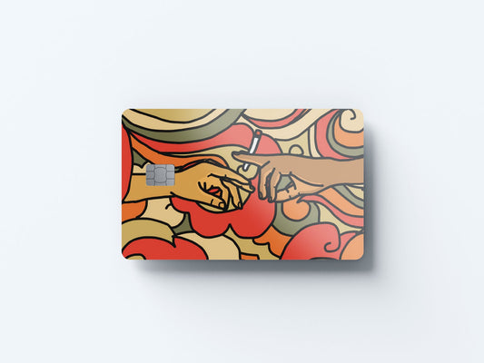 Watercolor pass it design | credit card sticker | small chip | credit card skin for nursery and home wall decor.