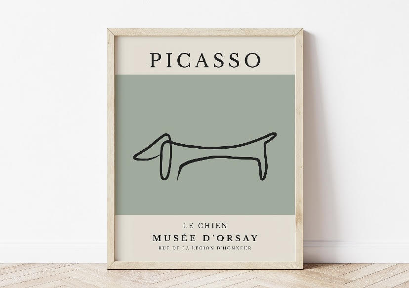 Six-Piece Abstract Picasso Gallery Wall Art Collection