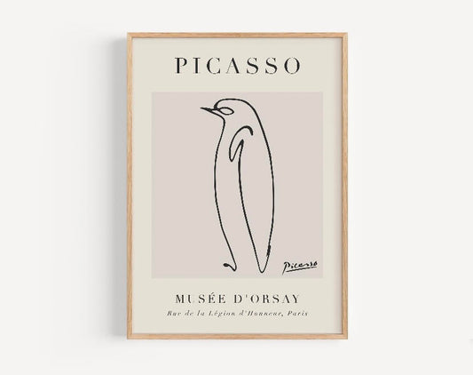 Pablo Picasso Penguin Artwork Print