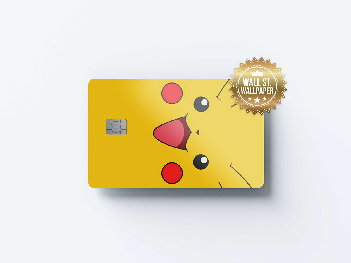 Pikachu - Premium Vinyl Credit Card Skin Cover by Wonderwallsboutique