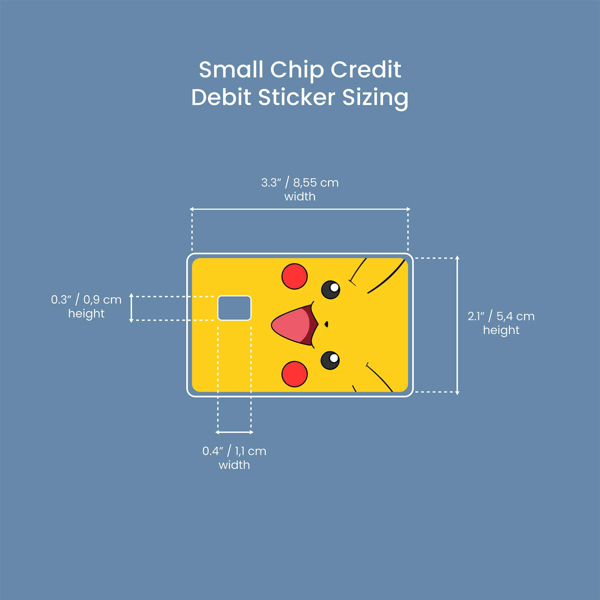 Pikachu - Premium Vinyl Credit Card Skin Cover by Wonderwallsboutique