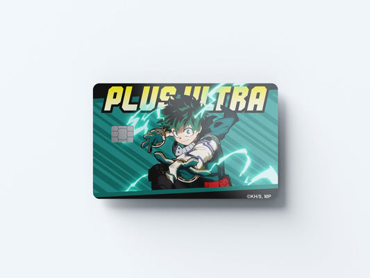 Watercolor plus ultra design | credit card sticker | small chip | credit card skin for nursery and home wall decor.