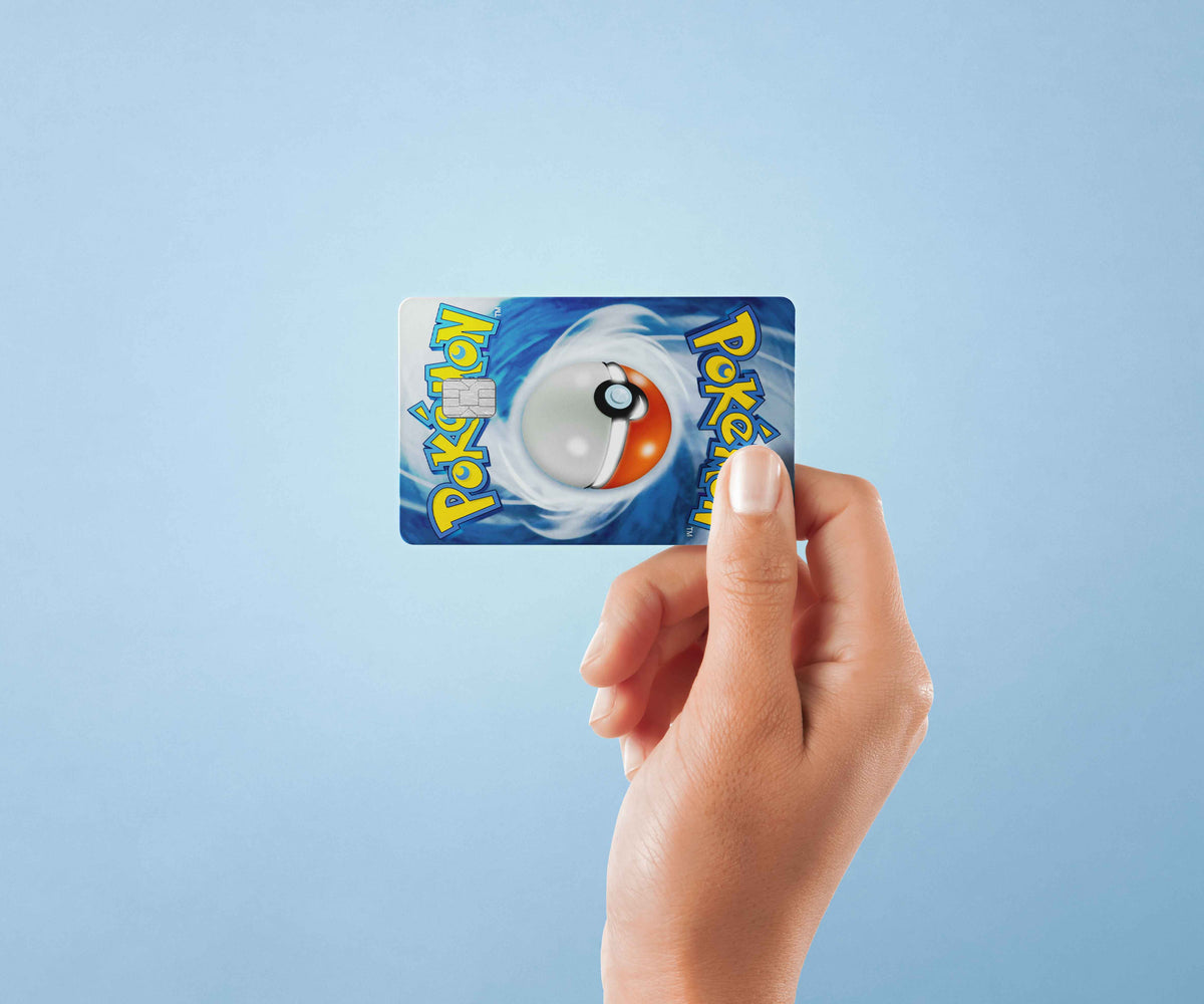 Pokemon Back Side - Premium Vinyl Credit Card Skin Cover by Wonderwallsboutique