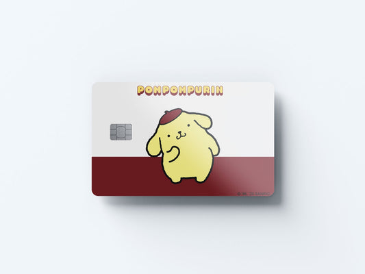 Watercolor pompom design | credit card sticker | small chip | credit card skin for nursery and home wall decor.