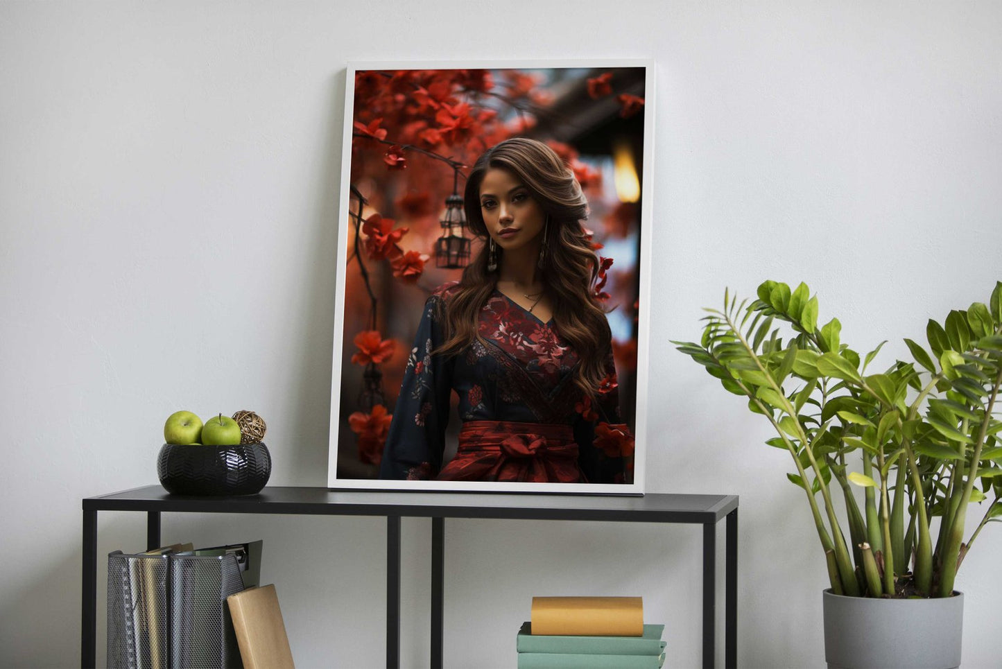 portrait of japanese girl Asian Style Poster | W all Art for Home & Office | High-Quality Print