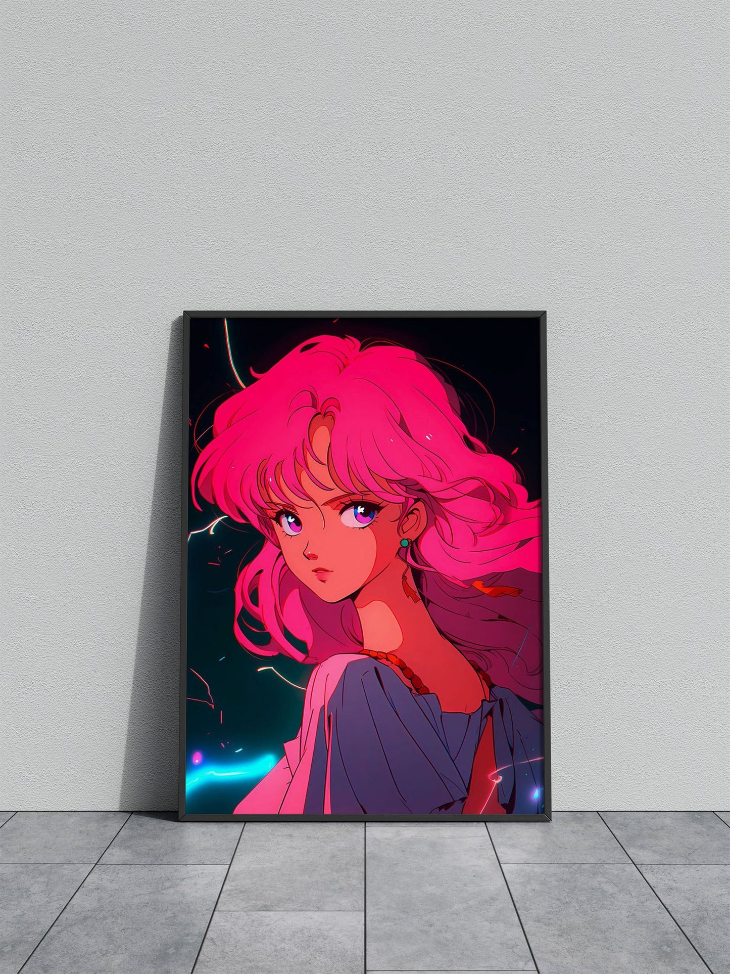 power kitsune fox Asian Style Poster | Wall Art  for Home & Office | High-Quality Print