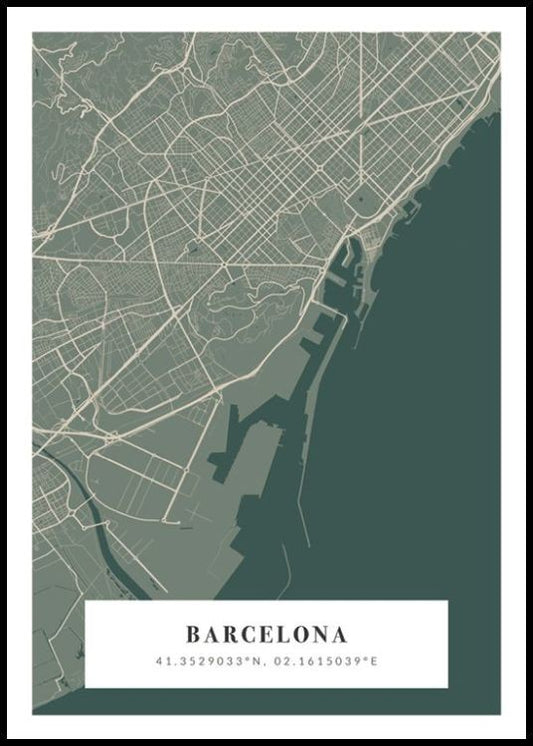 Map No1 Moss Personal Poster