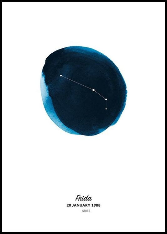 Zodiac Sign Aries Personal Poster