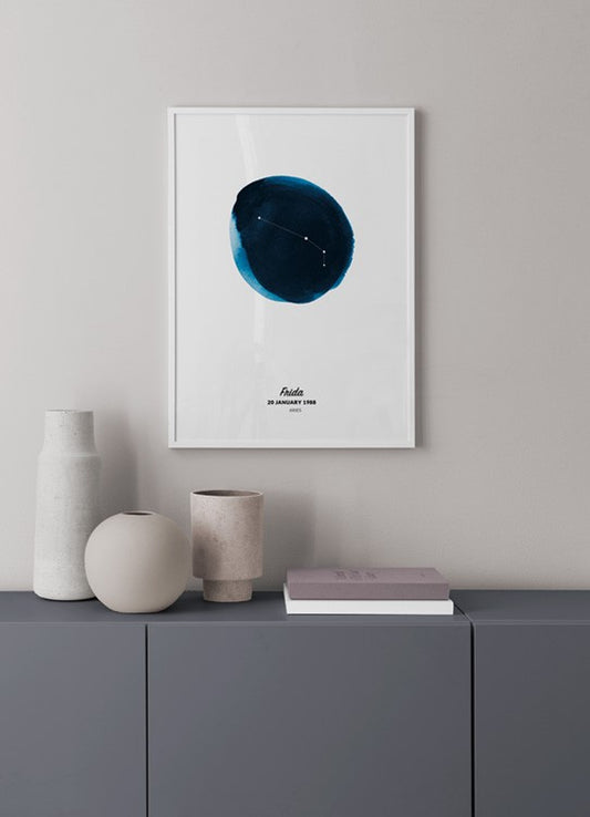 Zodiac Sign Aries Personal Poster