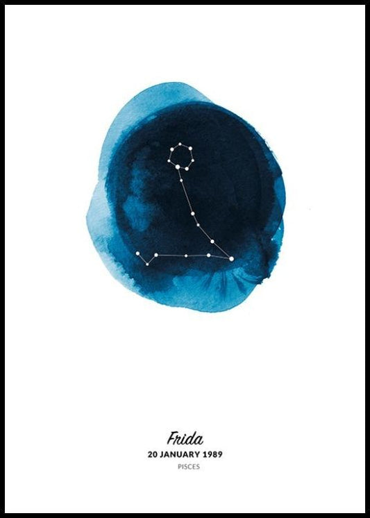 Zodiac Sign Pisces Personal Poster