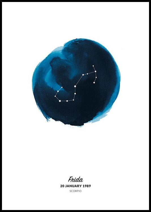 Zodiac Sign Scorpio Personal Poster