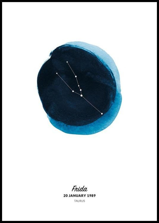 Zodiac Sign Taurus Personal Poster