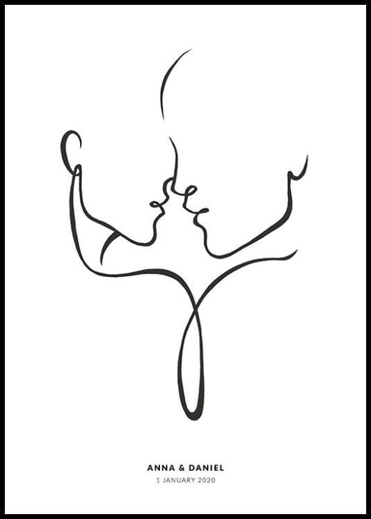 Almost Kiss Personal Poster