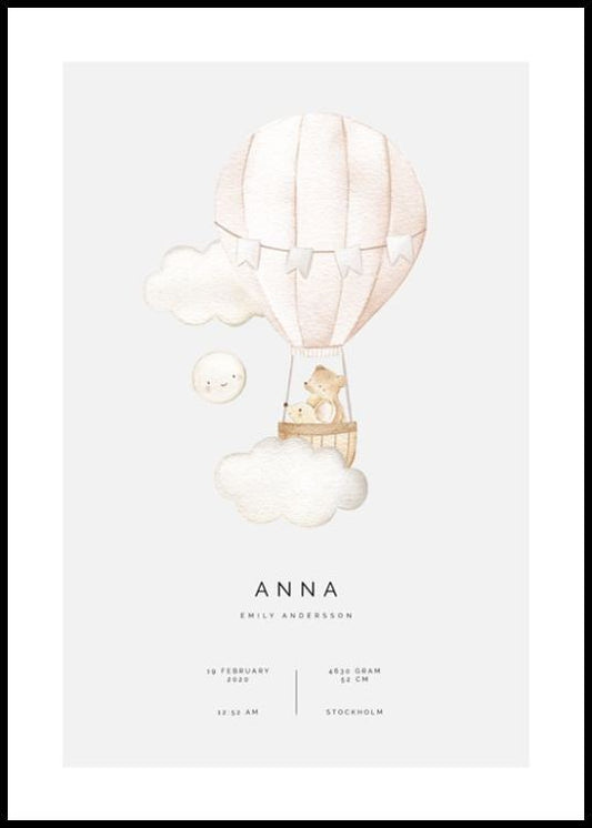 Hot Air Balloon Personal Poster