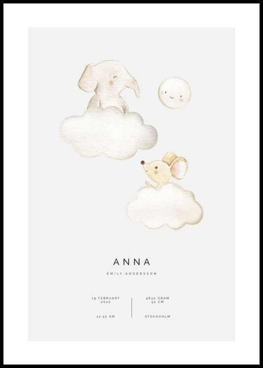 In the Clouds Personal Poster