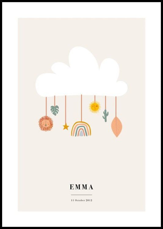 Cloud Mobile Personal Poster