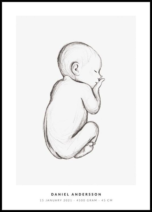 Sleeping Baby Personal Poster