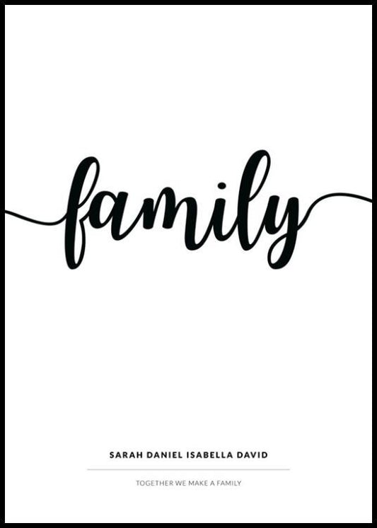 Family Personal Poster