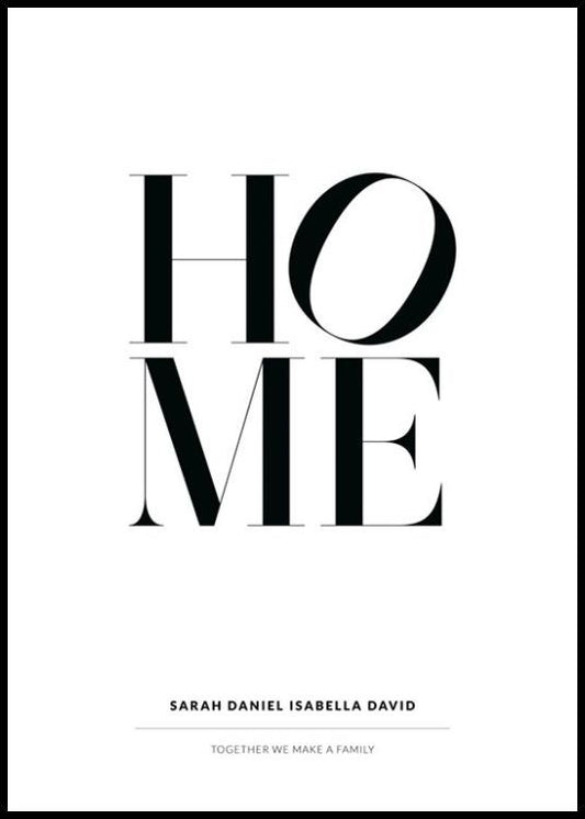 Home Personal Poster