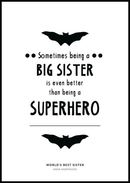 Big Sister Personal Poster