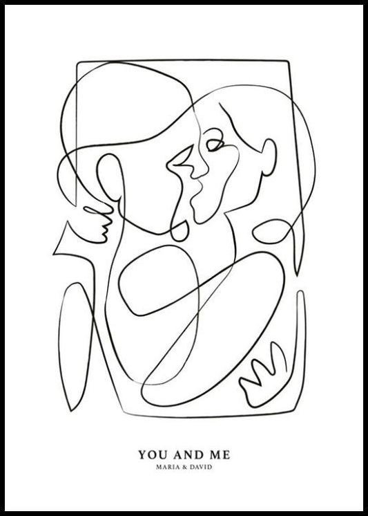 Abstract Figures No2 BW Personal Poster