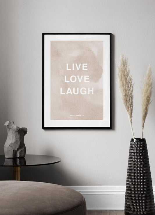 Beige Quote Personal Poster