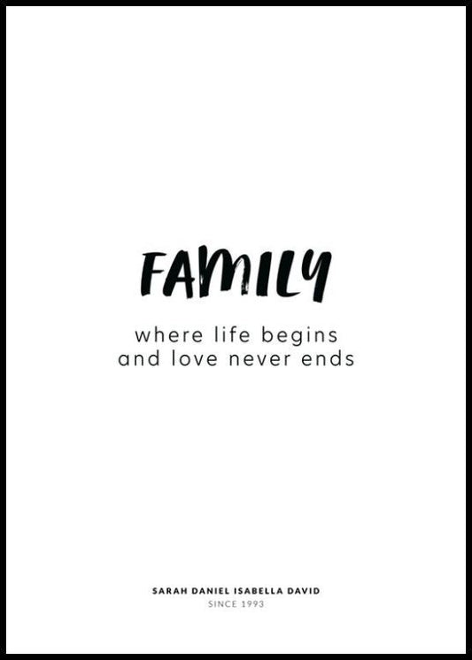 Family No2 Personal Poster