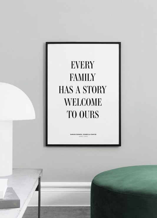 Family Story No2 Personal Poster