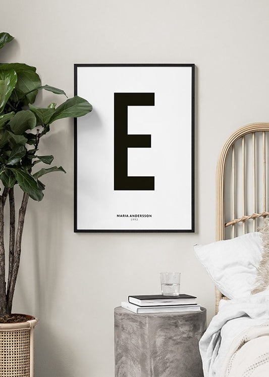 My Letter E Personal Poster