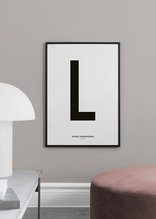 My Letter L Personal Poster