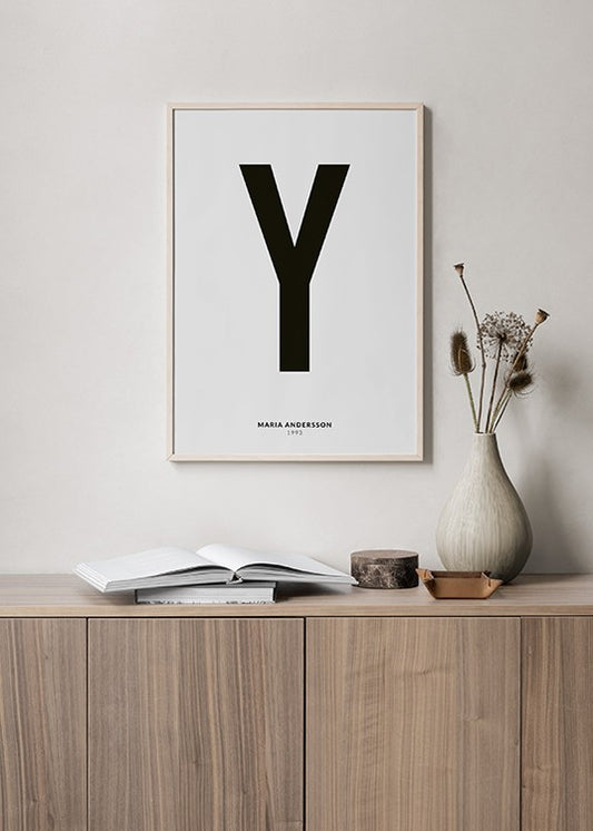 My Letter Y Personal Poster