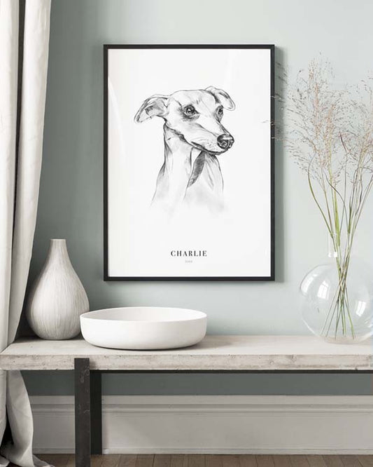 Whippet Dog Personal Poster
