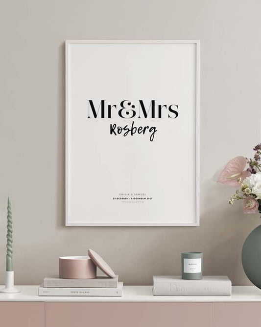 Mr And Mrs Personal Poster
