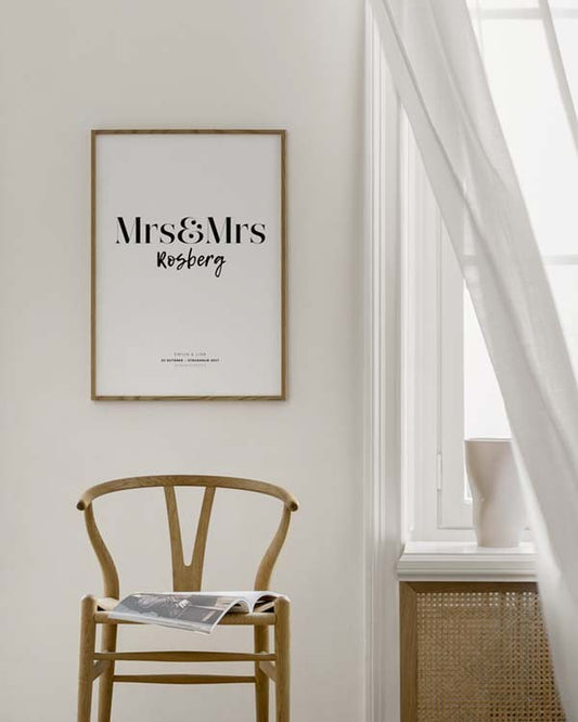 Mrs And Mrs Personal Poster
