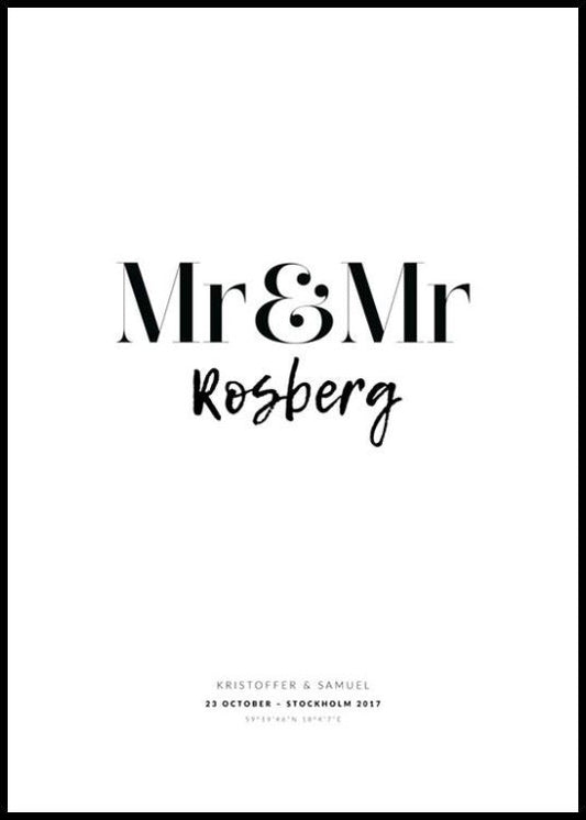 Mr And Mr Personal Poster