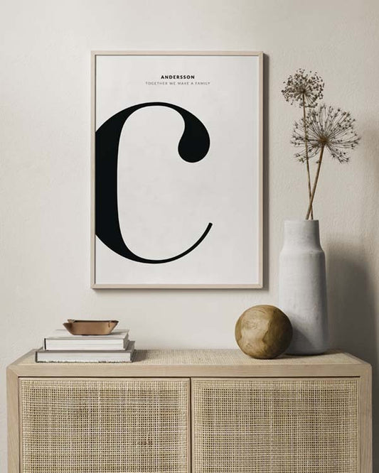 Letter C Personal Poster