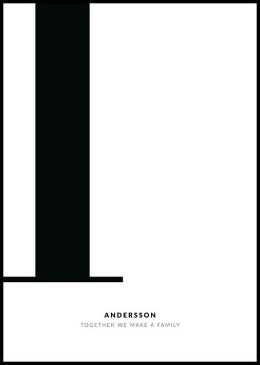 Letter L Personal Poster