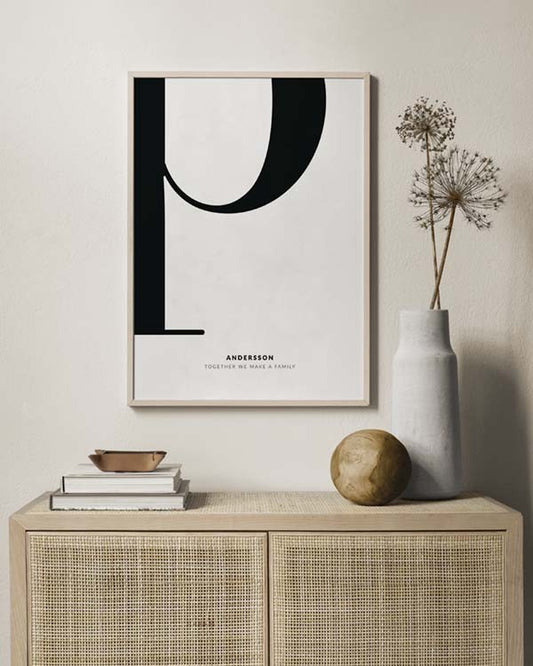 Letter P Personal Poster